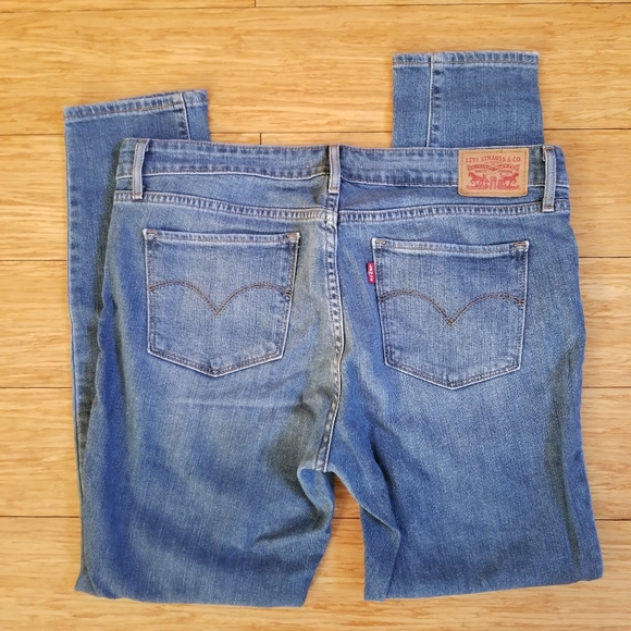 Women's Levi's 711 Medium Wash Skinny Denim Jeans Size 30 - Picture 10 of 12